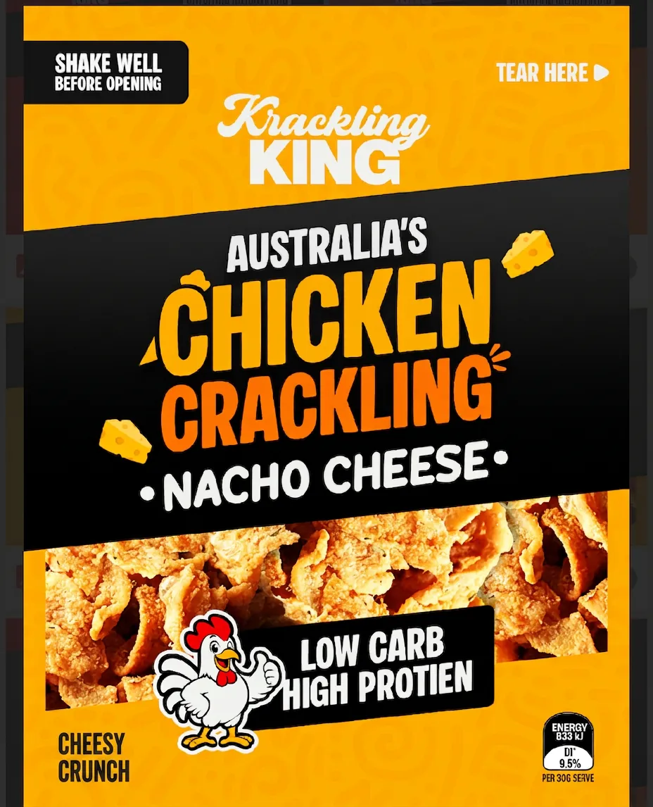 Nacho chicken crackling pack