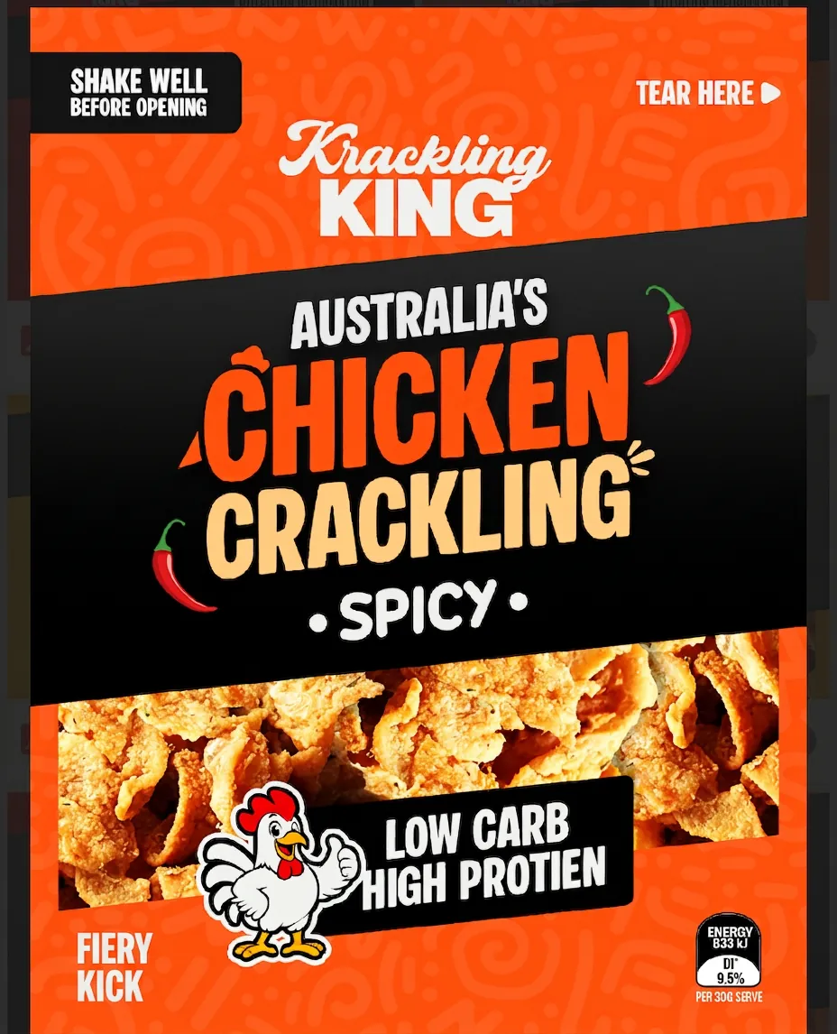 Spicy chicken crackling pack